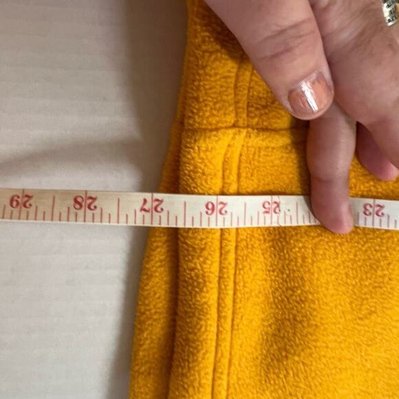 LL Bean Fleece Vest Full Zip Men’s XL Orange - Picture 7 of 8